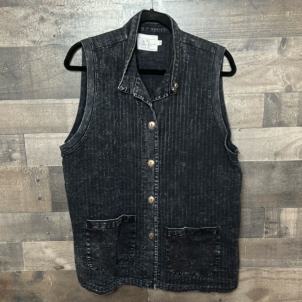 Faded Black Michael Leu Vest